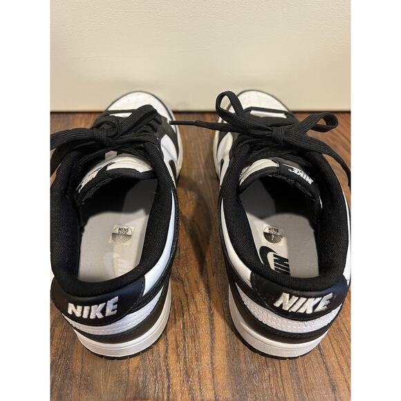 Nike Dunk Low Retro Black White Panda Men Size 7 Shoes Sneakers Excellent Cond. - Picture 10 of 12